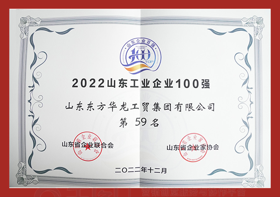 2022山东工业企业100强