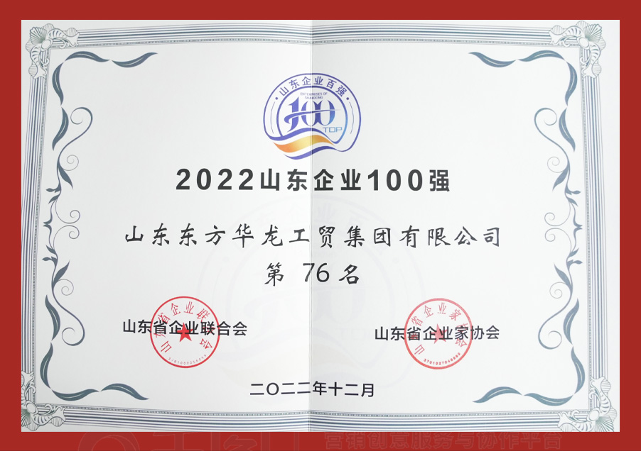 2022山东企业100强